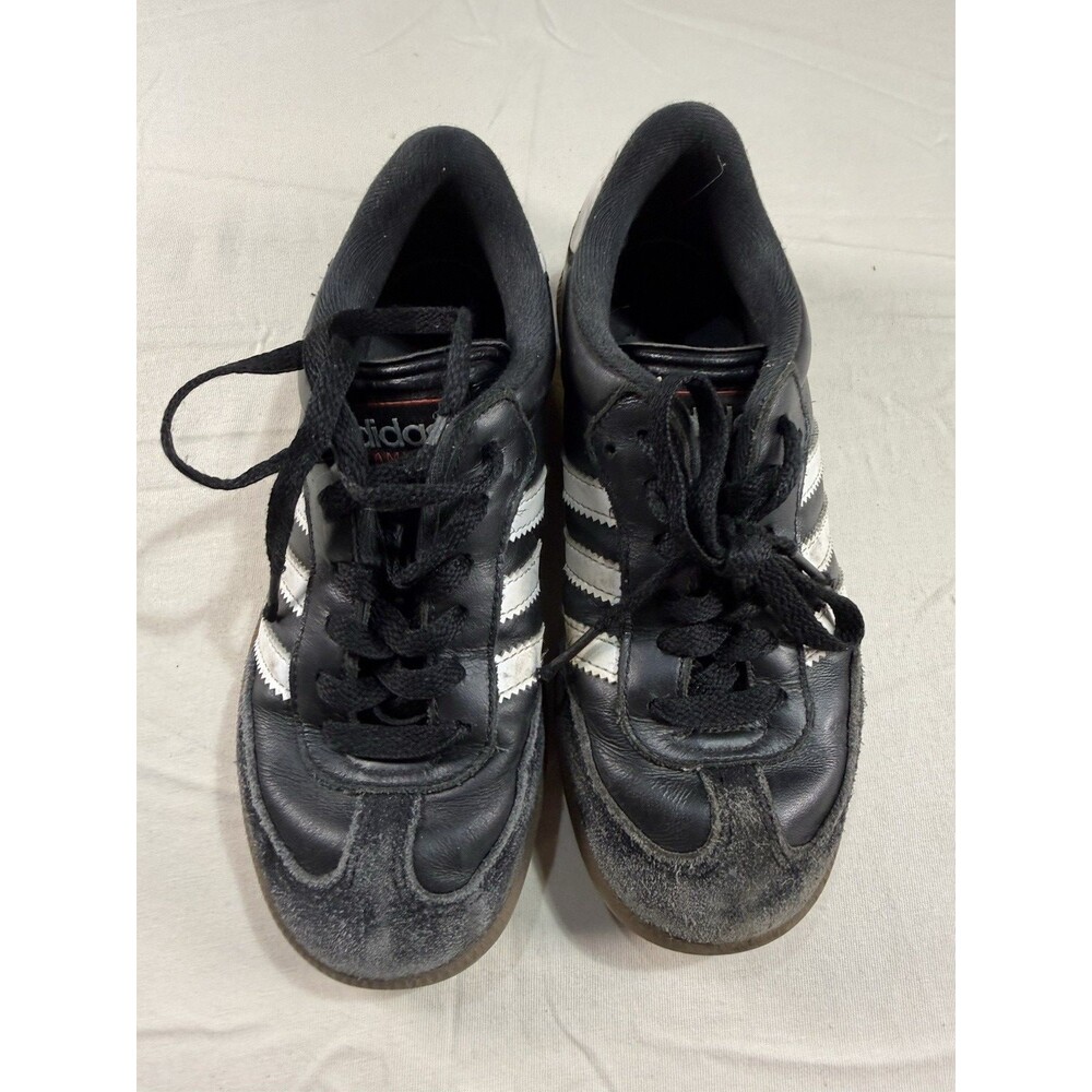 Adidas Samba Classic Low Boys’ Size 2.5 – Black White – Indoor Soccer Shoes